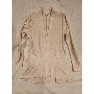 Lauren Conrad Light Pink Cardigan Open Front Size XS